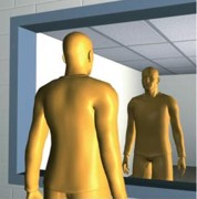 Two way mirror sheet