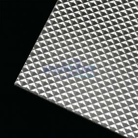 Acrylic Diffuser sheet with Inverted Pyramid pattern Jk-K16