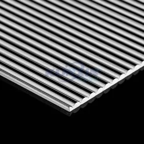 Clear Ribbed Acrylic Sheet JK-CTW03