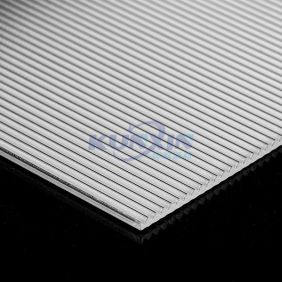 Clear V-Shaped striped Acrylic Sheet JK-JTW02